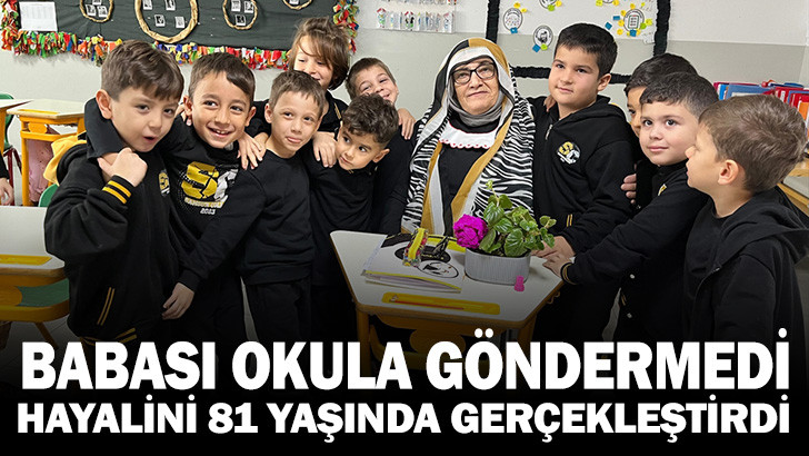 Babası okula göndermedi, hayalini 81 yaşında gerçekleştirdi