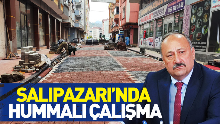 Salıpazarı'nda hummalı çalışma