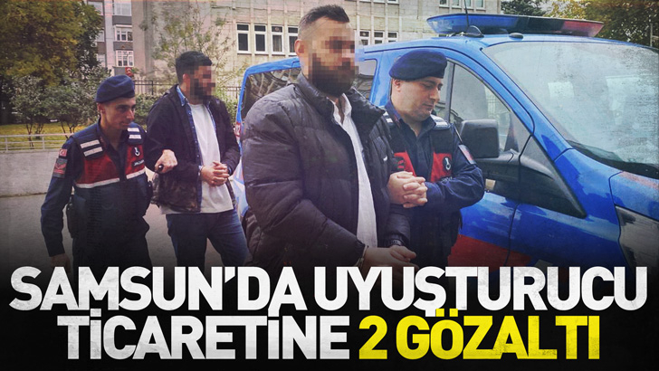 Samsun'da uyuşturucu ticaretine 2 gözaltı