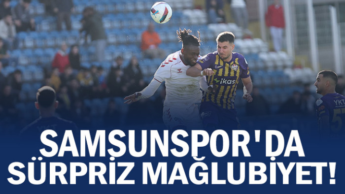 Samsunspor'da Sürpriz Mağlubiyet!  Eyüpspor – Samsunspor: 3-0